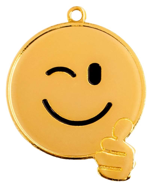 PD S 9305 Smiley-Medaille 50mm