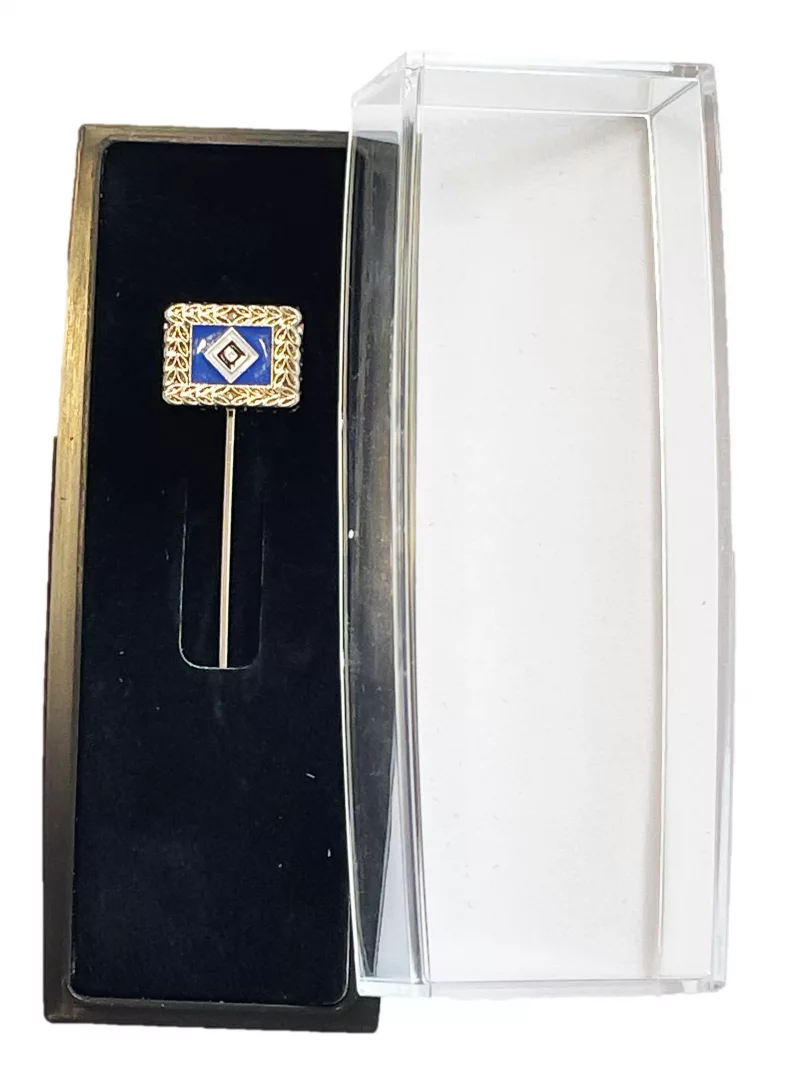 Anstecknadel in Klarsicht-Etui