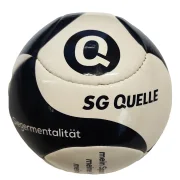 Figur Kunststoff Volleyball drehender Ball gold