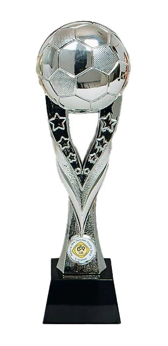 Fußball Pokal, Trophäe Fußball Silber