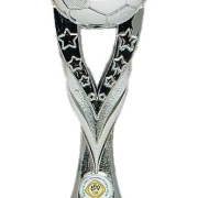Fußball Pokal, Trophäe Fußball Silber