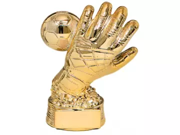 PD 7037 Figur Resin Torwart in Gold
