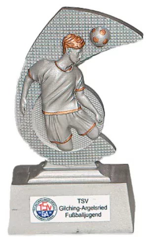 Trophäe Resin Fußballspiler