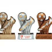 Trophäe Resin Fußball/Schuh Gold Silber Bronze
