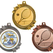 Medaille Ø 70 mm gold silber bronze