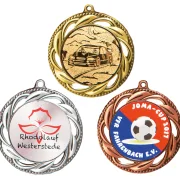Medaille Gold Silber Bronze neutral