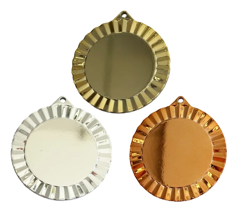 Medaille Ø 70 mm gold silber bronze