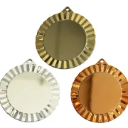 Medaille Ø 70 mm gold silber bronze