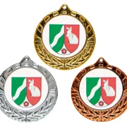 Medaille Gold Silber Bronze neutral