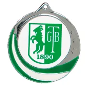 Medaille Silber Grün
