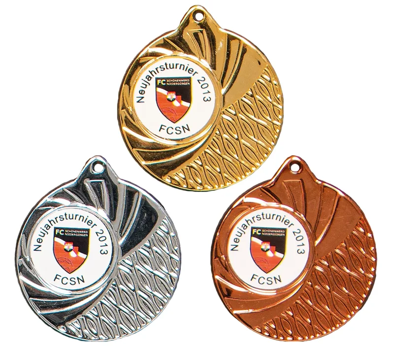 Medaille gold silber bronze
