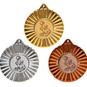 Medaille gold silber bronze