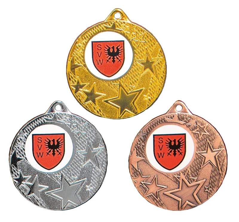 Medaille gold silber bronze