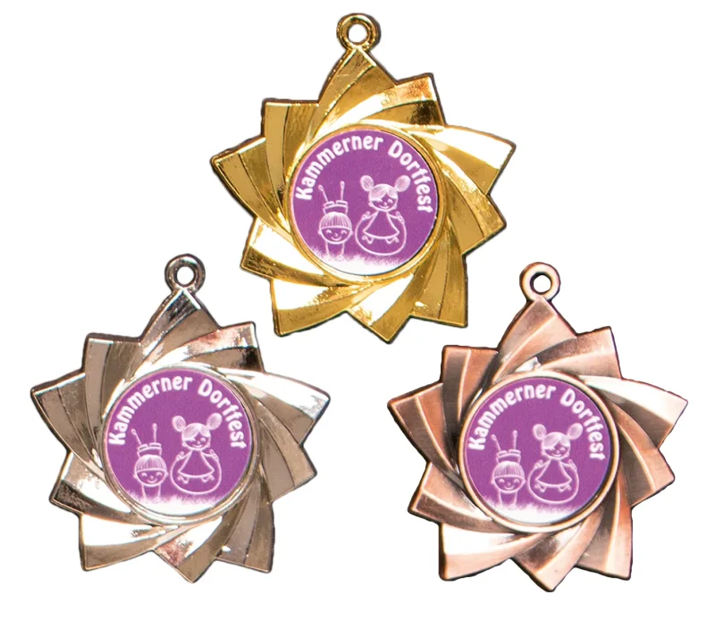 Medaille gold silber bronze