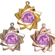 Medaille gold silber bronze