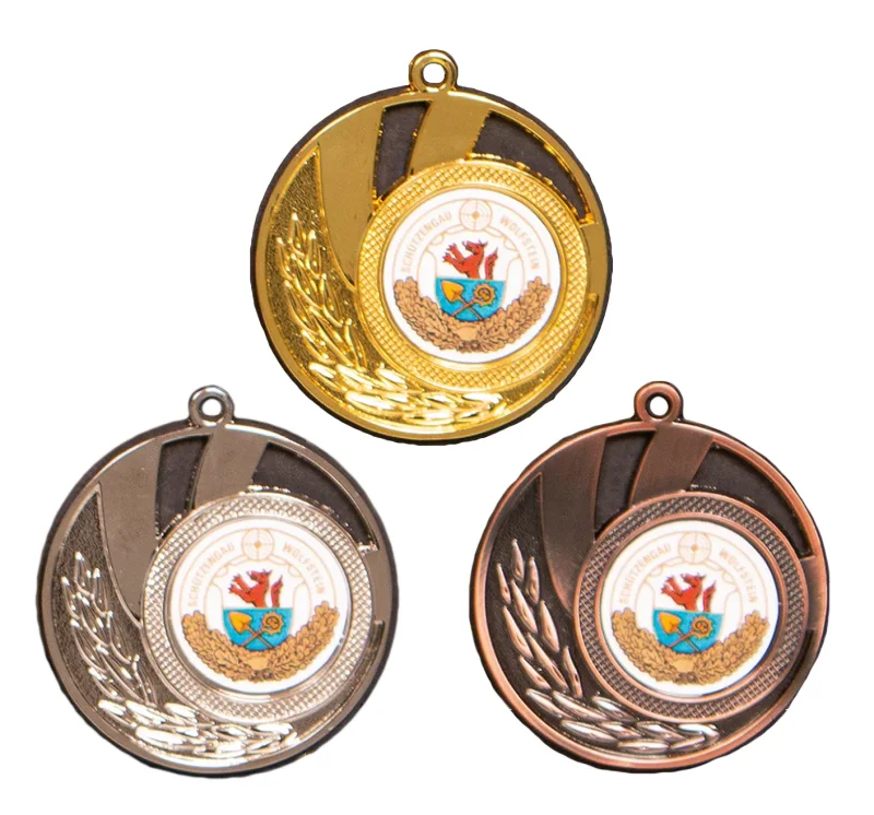 Medaille gold silber bronze