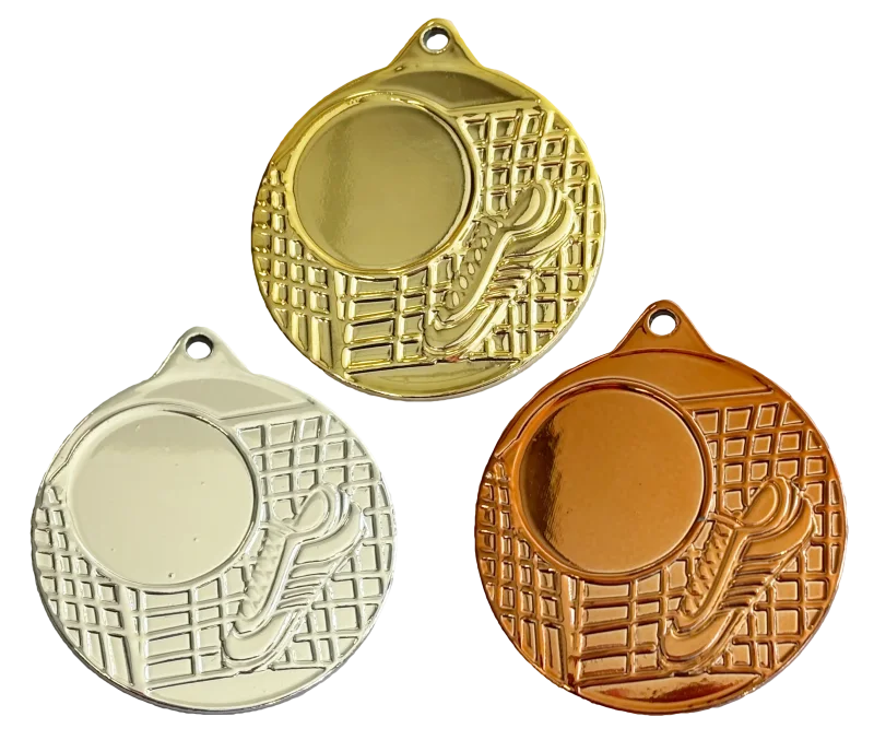 Medaille Fußball gold silber bronze