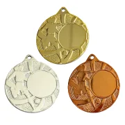 Medaille Fußball gold silber bronze