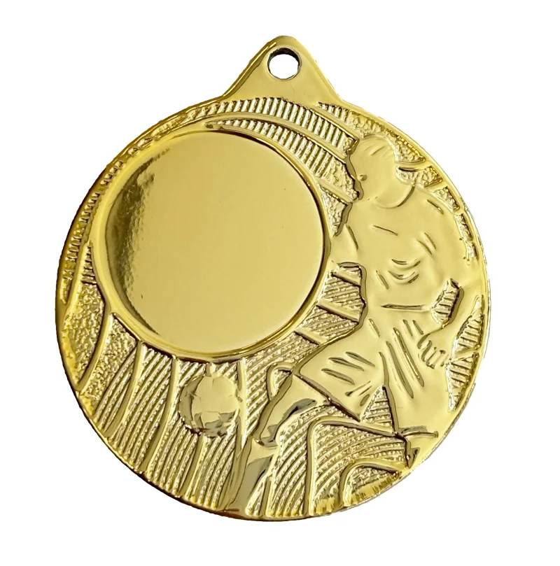 Medaille Fußball gold