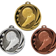 Fußball Medaille gold silber bronze