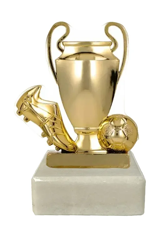 PD B 326 Figur Cup/Ball/Fußballschuh Gold