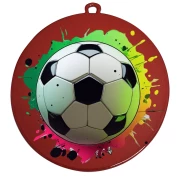 PD DU7001F Farbige Fußballmedaillen mit UV-Druck Ø 70mm