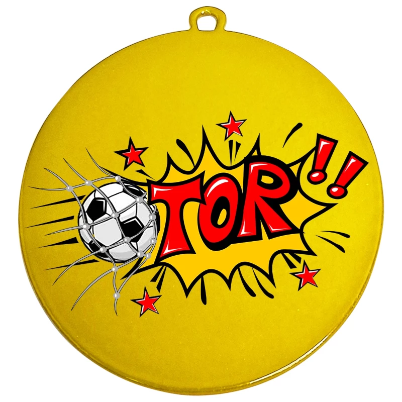 PD DU7001T Farbige Fußballmedaillen mit UV-Druck Ø 70mm