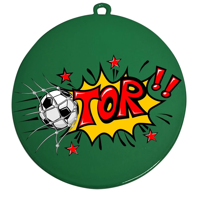 PD DU7001T Farbige Fußballmedaillen mit UV-Druck Ø 70mm