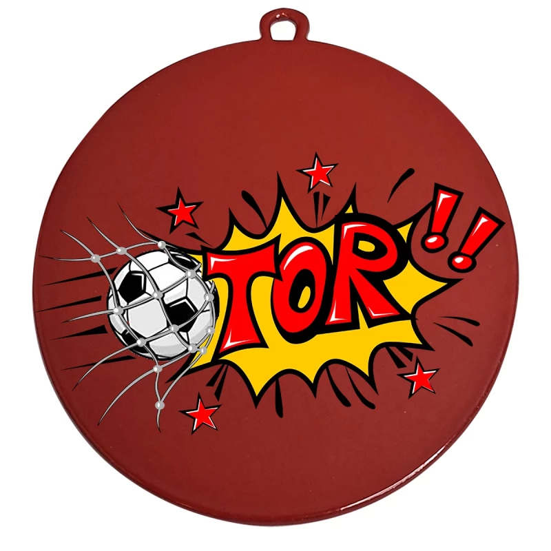PD DU7001T Farbige Fußballmedaillen mit UV-Druck Ø 70mm