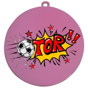PD DU7001T Farbige Fußballmedaillen mit UV-Druck Ø 70mm