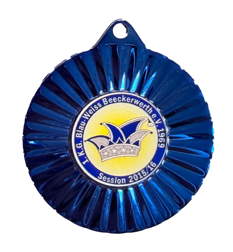 PD F041 Carnival medals in shiny metallic colors Ø 50mm