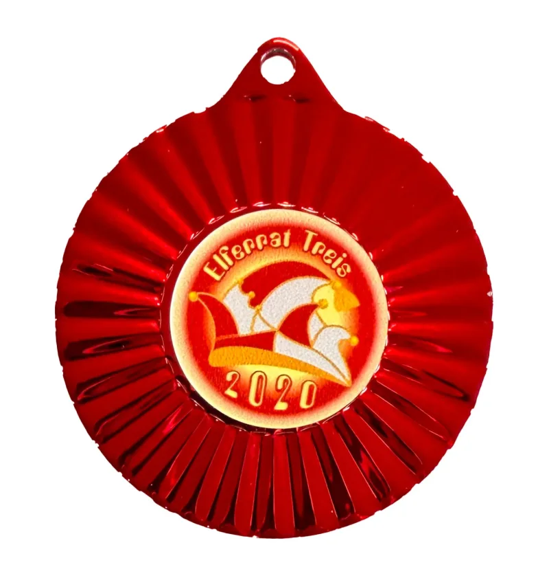 PD F041 Carnival medals in shiny metallic colors Ø 50mm
