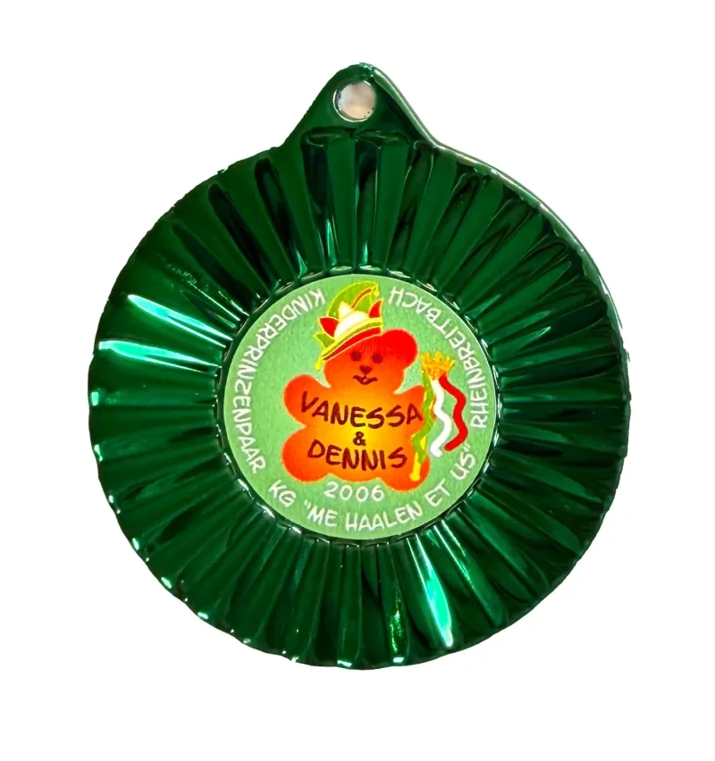 PD F041 Carnival medals in shiny metallic colors Ø 50mm