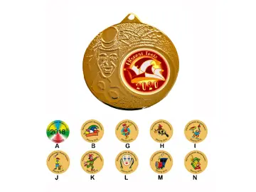 PD F009 Carnival mask medal