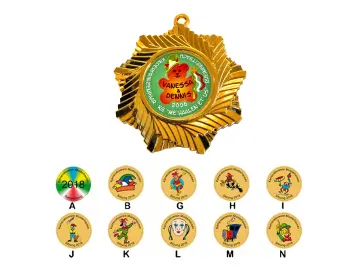 PD K004 Elegant Carnival Medals