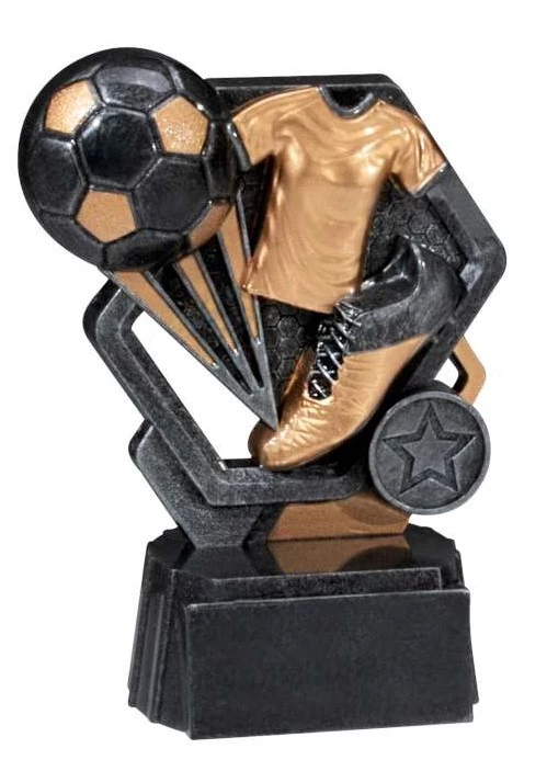 Trophäe Resin Spieler gold silber