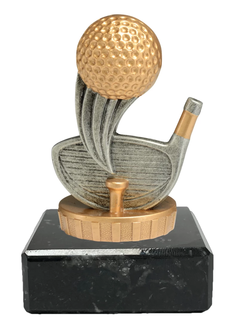Figur Resin Golf in 3 Größen silber gold