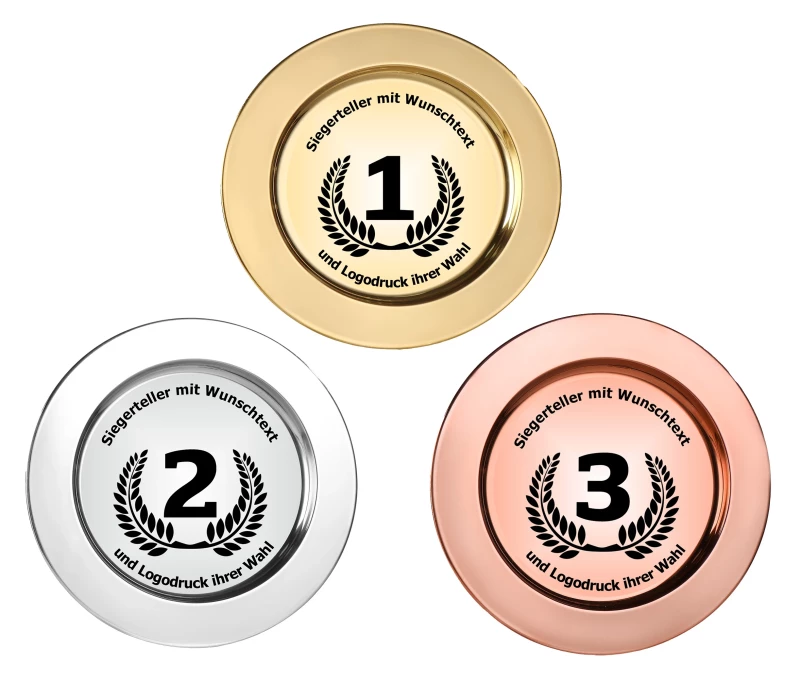 PD MS 006 Winner's plates with high-quality digital printing