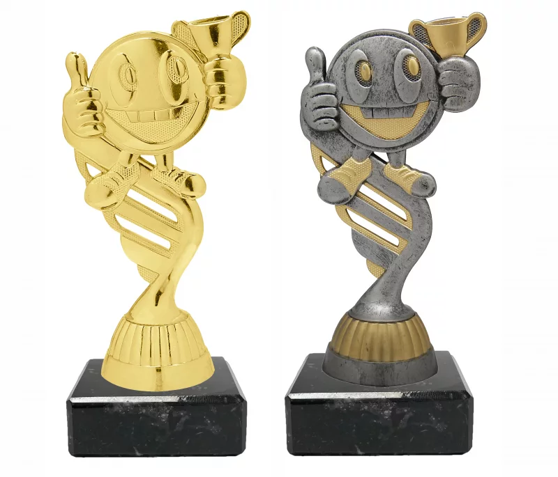 Figur Kids Champion-Cup Kinder Gold Silber Altsilber