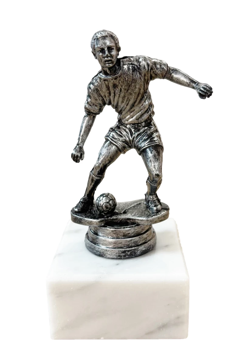 BUDGET Figur Spieler in 5 Größen gold silber altsilber