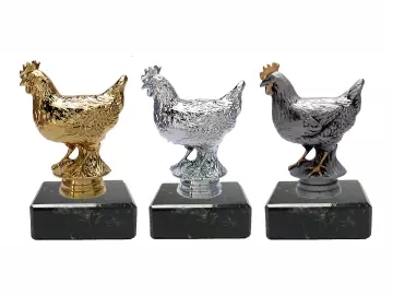PD S 34296 Figur Huhn in 3 Farben