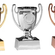 Henkel-Pokale in Gold, Silber und Bronze
