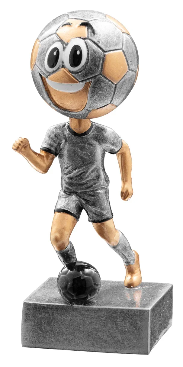 PD S 39784 Resinfigur Jugendfußballer mit wackelndem Kopf