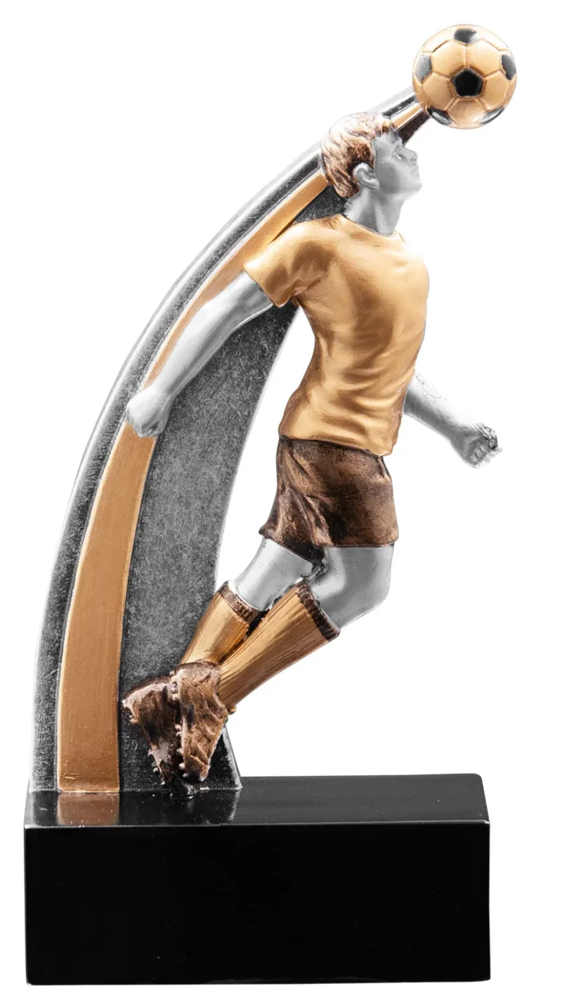 Resinfigur Jugendfußball Sieger in 3 Größen silber
