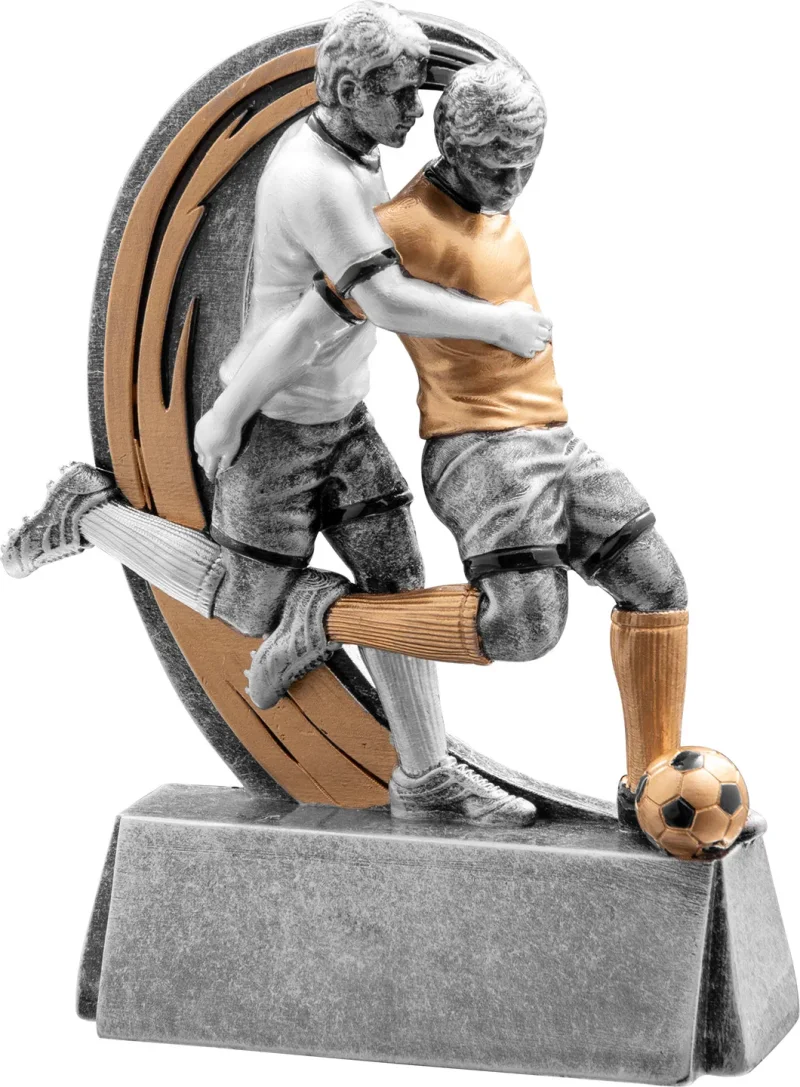 Resinfigur Jugendfußball Sieger in 3 Größen silber