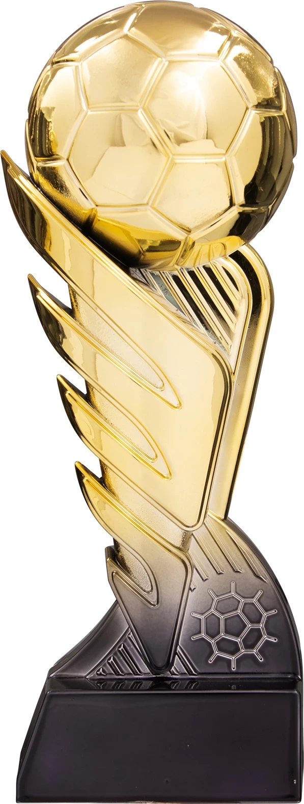 Pokal Trophäe Fußball gold schwarz
