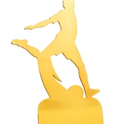 PD S 43015 Fußballspieler Metallständer mit oder ohne Sockel
