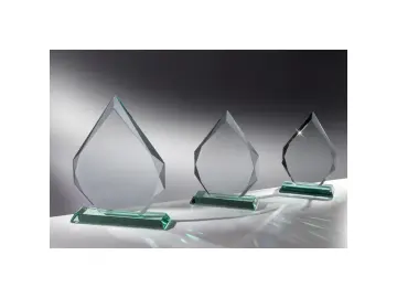 PD S 65096 Jade-Glastrophäe 15mm stark