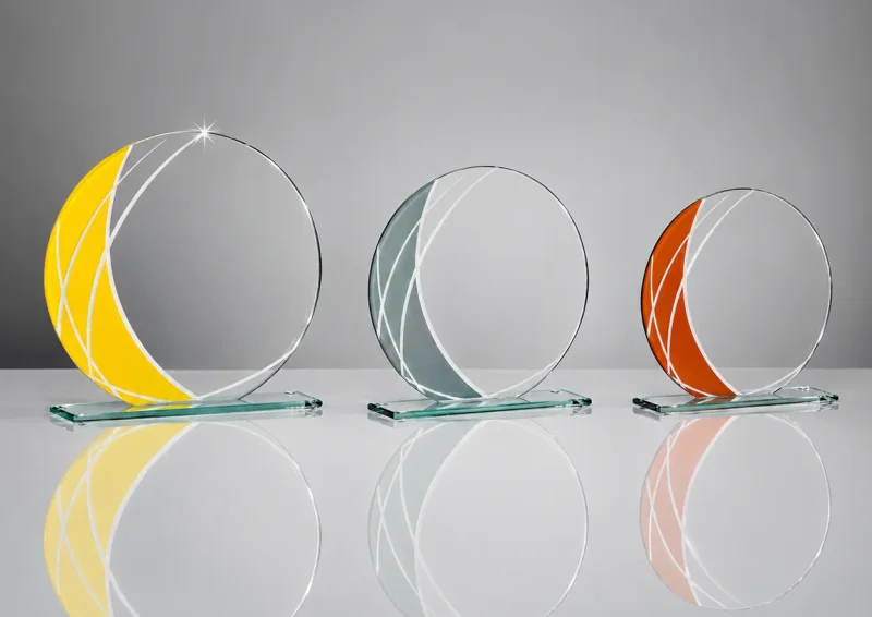 Glasständer mit polierten Säulen 10mm star