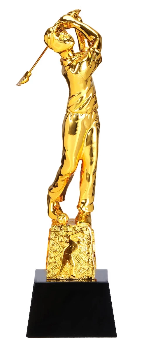 Trophäe Resin Golf Golfer gold
